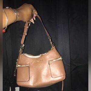 Steve Madden Brown Leather Shoulder Bag